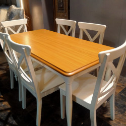 طربيزه سفرة مودرن + ٦ كراسي 