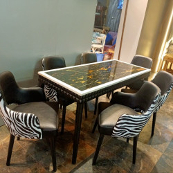 طربيزة سفرة +6 كرسى