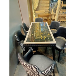 طربيزة سفرة +6 كرسى