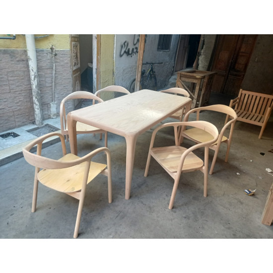 طربيزة سفرة +6 كرسى