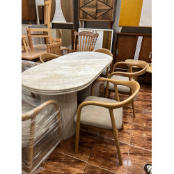 طربيزة سفرة +6 كرسى