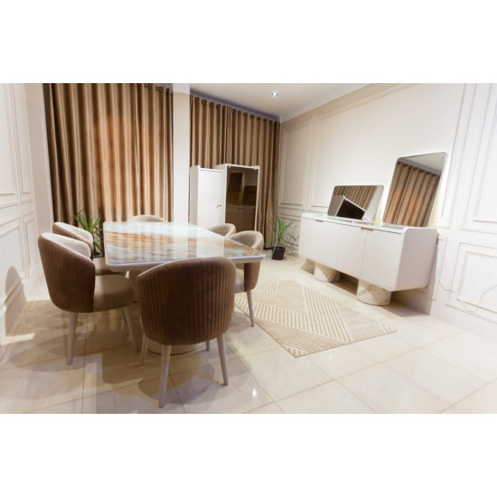 غرفة سفرة كاملة مودرن