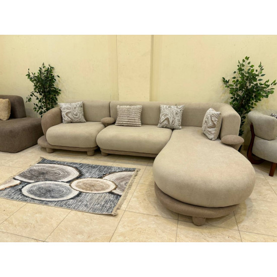 ركنة خشب زان طبيعي