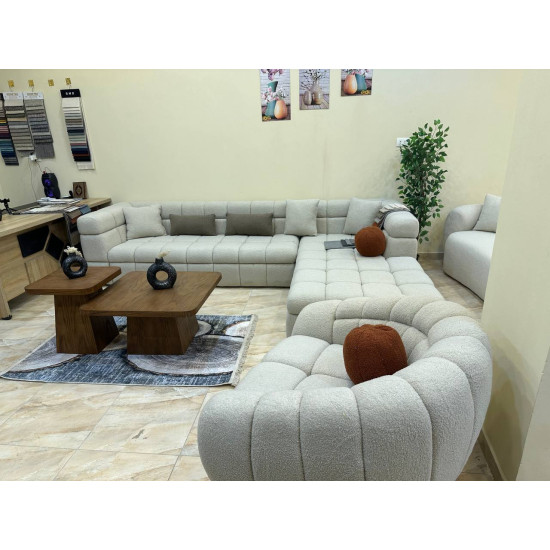 ركنة خشب زان طبيعي